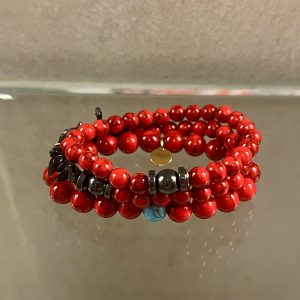 Set van 3 armbanden Inner Fire Rode Howliet